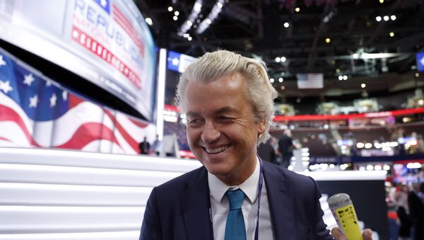 Hollandalı aşırı sağcı Özgürlük Partisi (PVV) lideri Geert Wilders - Sputnik Türkiye