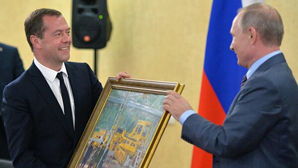 Vladimir Putin ve Dimitriy Medvedev - Sputnik Türkiye