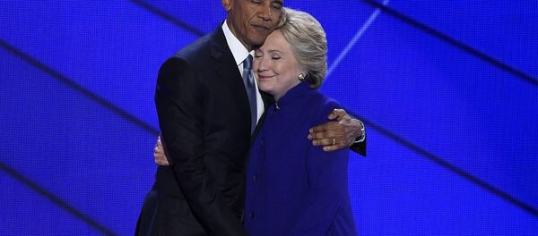 Barack Obama ve Hillary Clinton - Sputnik Türkiye