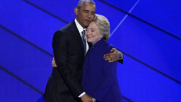 Barack Obama ve Hillary Clinton - Sputnik Türkiye