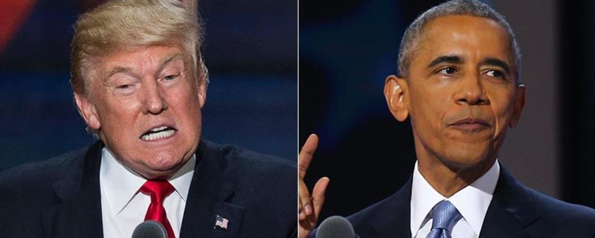 Donald Trump - Barack Obama - Sputnik Türkiye, 1920, 12.08.2025