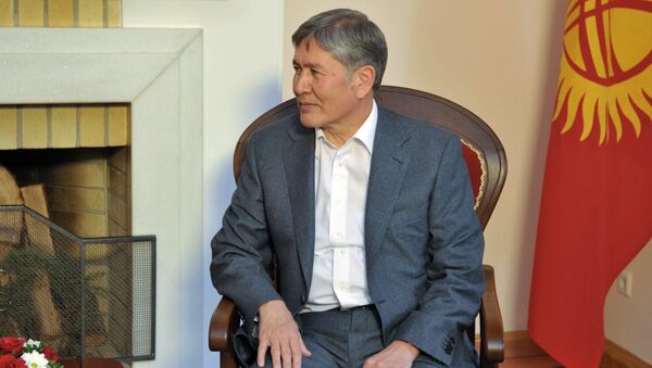 Kırgısiztan Devlet Başkanı Almazbek Atambayev - Sputnik Türkiye