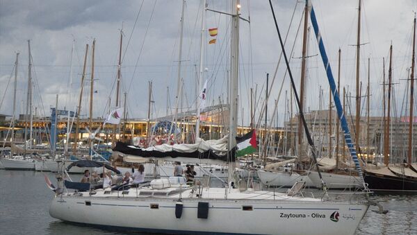 Gazze'ye yardım götüren 'Zaytouna' isimli gemi - Sputnik Türkiye
