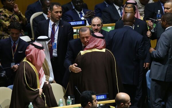Cumhurbaşkanı Recep Tayyip Erdoğan, BM Genel Kurulu genel görüşmelerine katıldı. - Sputnik Türkiye