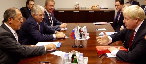 Sergey Lavrov, Boris Johnson - Sputnik Türkiye