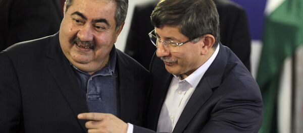 Hoşyar Zebari - Ahmet Davutoğlu Hoşyar Zebari - Ahmet Davutoğlu - Sputnik Türkiye