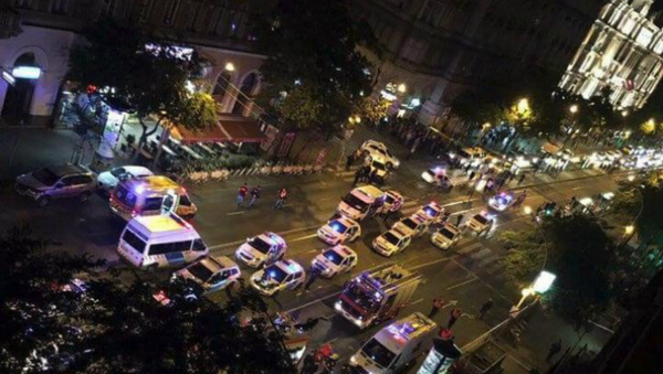 Budapest Blast Scene - Sputnik Türkiye