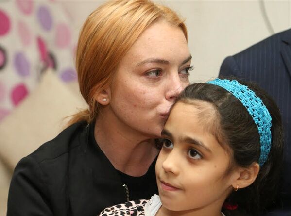Lindsay Lohan, Suriye sığınmacı - Sputnik Türkiye