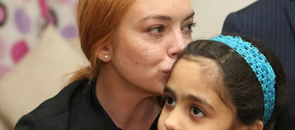 Lindsay Lohan, Suriye sığınmacı - Sputnik Türkiye