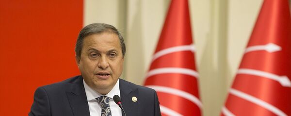 CHP Genel Başkan Yardımcısı Seyit Torun, parti genel merkezinde basın toplantısı düzenledi. - Sputnik Türkiye