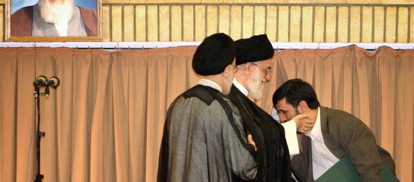 Ayetullah Hamaney - Mahmud Ahmedinejad - Sputnik Türkiye