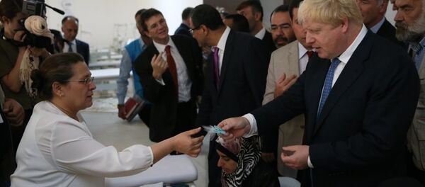İngiltere Dışişleri Bakanı Boris Johnson-Gaziantep - Sputnik Türkiye