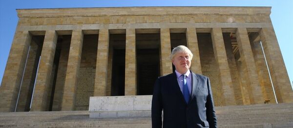 İngiltere Dışişleri Bakanı Boris Johnson, Anıtkabir'de - Sputnik Türkiye