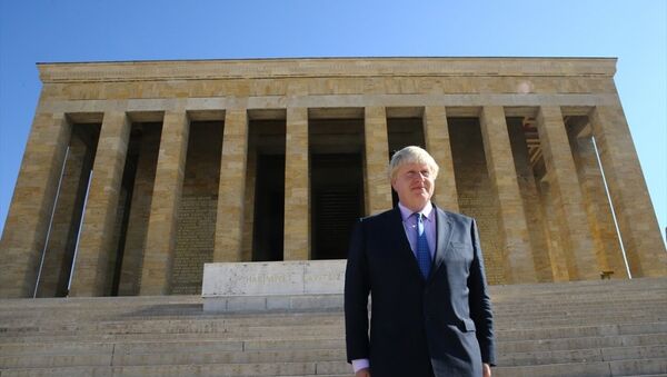 İngiltere Dışişleri Bakanı Boris Johnson, Anıtkabir'de - Sputnik Türkiye