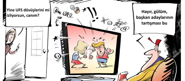 Trump ve Clinton ilk kez ekranda kapıştı Trump ve Clinton ilk kez ekranda kapıştı - Sputnik Türkiye