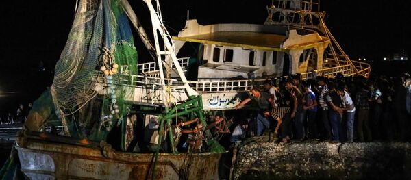 Akdeniz'de batan göçmen teknesi çıkarıldı - Sputnik Türkiye