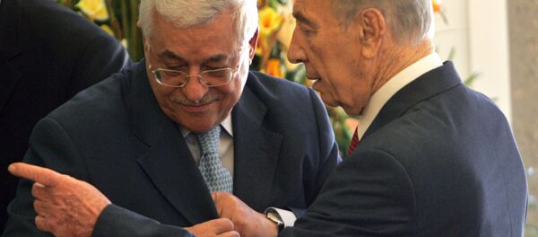 Mahmud Abbas - Şimon Peres - Sputnik Türkiye