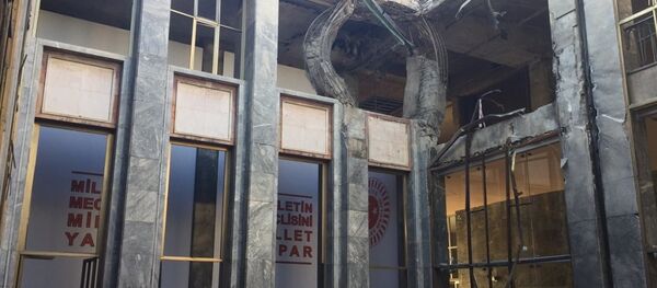 TBMM'nin bombalanan bölümleri tadilat - Sputnik Türkiye