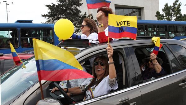 Kolombiya - FARC referandum - Sputnik Türkiye