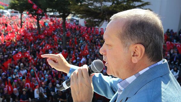 Cumhurbaşkanı Recep Tayyip Erdoğan-Ankara - Sputnik Türkiye