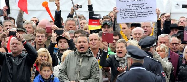 Almanya Dresden Protestolar Almanya Dresden Protestolar - Sputnik Türkiye