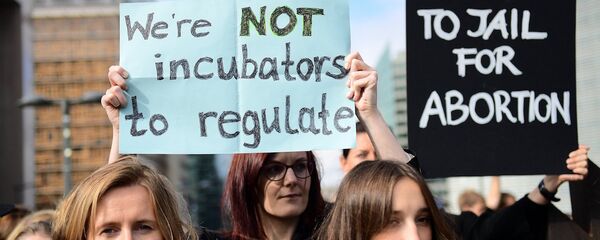 Polonya'daki kürtaj eylemleri - Sputnik Türkiye