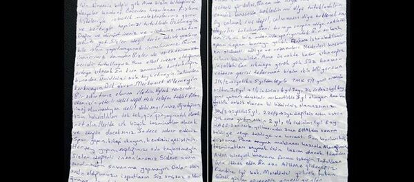 FETÖ üyeliği suçundan tutuklanan hakim M.K.'nın ‘örgütte çözülmeyi ve gelecek itirafları önlemek’ için örgüt mensuplarına ulaştırmaya çalıştığı notlar, Menemen T Tipi Kapalı Ceza İnfaz Kurumu’nun dikenli tellerinde takılı kaldı. - Sputnik Türkiye
