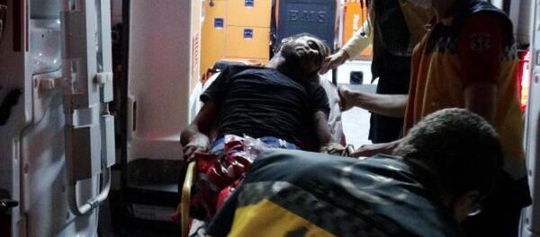 Yaralı 22 ÖSO'lu Kilis'e getirildi - Sputnik Türkiye