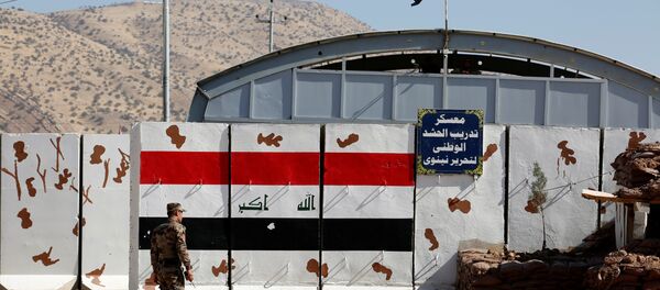 Türk askerlerinin de eğitim verdiği Irak'ın Musul kentine bağlı Başika'daki Zalikan Kampı - Sputnik Türkiye