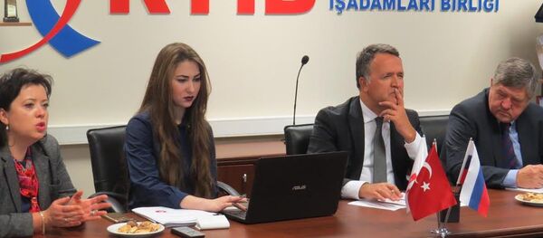 Rus-Türk İşadamları Birliği (RTİB) Moskova ofisinde  toplantısı - Sputnik Türkiye