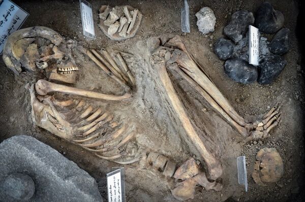 İran'da M.Ö. 7500 yılına ait insan iskeleti bulundu - Sputnik Türkiye
