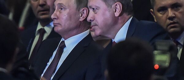 Dünya Enerji Kongresi- Rusya Devlet Başkanı Vladimir Putin- Türkiye Cumhurbaşkanı Recep Tayyip Erdoğan - Sputnik Türkiye