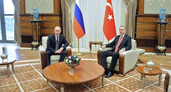 Vladimir Putin - Recep Tayyip Erdoğan - Sputnik Türkiye