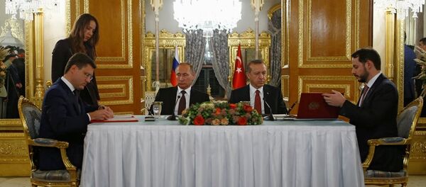 Rusya ve Rusya arasında Türk Akımı projesi imzalandı. - Sputnik Türkiye