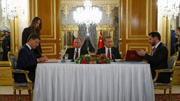 Rusya ve Rusya arasında Türk Akımı projesi imzalandı. - Sputnik Türkiye