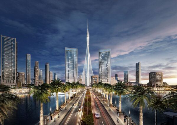 Dubai’de yüksekliği 928 metre olan The Tower kulesinin 2020 yılına doğru inşa edileceği planlanmaktadır. Aynı yıl Dubai’de EXPO Uluslararası Fuarı düzenlenecek. - Sputnik Türkiye