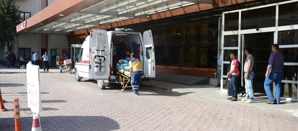 Suriye'nin kuzeyindeki terör hedeflerine yönelik düzenlenen Fırat Kalkanı operasyonu kapsamında Halep'e bağlı Çobanbey ilçesinde, Özgür Suriye Ordusu (ÖSO) ile IŞİD mensupları arasındaki çatışmalarda yaralanan 9 Suriyeli, Kilis'te tedavi altına alındı. - Sputnik Türkiye