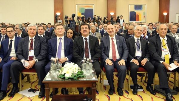 Türkiye-Rusya İş Konseyi 18. Ortak Toplantısı - Nihat Zeybekci - Aleksandr Novak - Sputnik Türkiye