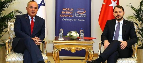 İsrail Enerji Bakanı Yuval Steinitz - Türkiye Enerji Bakanı Berat Albayrak İsrail Enerji Bakanı Yuval Steinitz - Türkiye Enerji Bakanı Berat Albayrak - Sputnik Türkiye