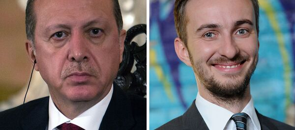 Cumhurbaşkanı Erdoğan ve Alman komedyen Jan Böhmermann - Sputnik Türkiye