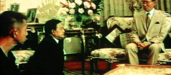 Tayland Kralı Bhumibol Adulyadej'in 1992 yılında kaydedilen bir görüntüsü - Sputnik Türkiye