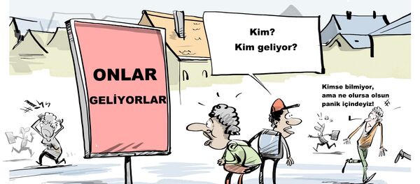 Aşırı sağcı belediye başkanının sığınmacı afişi kenti utandırdı - Sputnik Türkiye