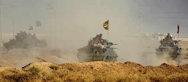 Operasyonuna katılan Irak güçleri, Musul'un 45 kilometre güneyindeki el Şura'ya konuşlandırıldı. - Sputnik Türkiye