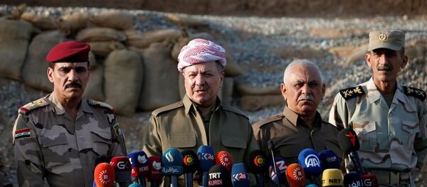 Irak Kürt Bölgesel Yönetimi (IKBY) Başkanı Mesud Barzani - Sputnik Türkiye
