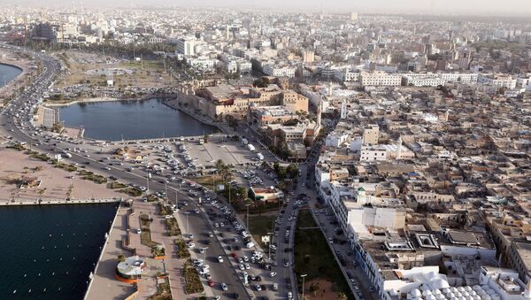 An aerial shot taken from a helicopter shows the Libyan capital Tripoli. (File) - Sputnik Türkiye