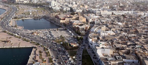 An aerial shot taken from a helicopter shows the Libyan capital Tripoli. (File) - Sputnik Türkiye