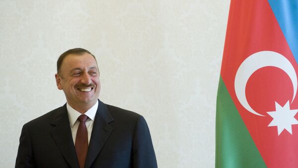 Президент Азербайджана Ильхам Алиев - Sputnik Türkiye