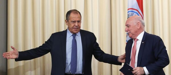 Rusya Dışişleri Bakanı Sergey Lavrov- Paraguaylı mevkidaşı Eladio Loizaga - Sputnik Türkiye