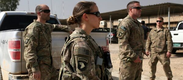 Musul operasyonuna katılan ABD askerleri - Sputnik Türkiye