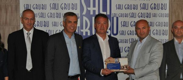 Antalya, Salı Sanayici ve İşadamları Grubu'nun (Salı Grubu) haftalık toplantısına katılan Rus-Türk İşadamları Birliği (RTİB) Başkanı Naki Karaaslan - Sputnik Türkiye